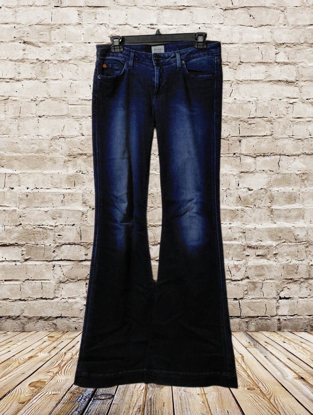 RARE Hudson SUPER FLARE 29x32.5 FLAP POCKETS South Hampton Beth Bell Bottoms